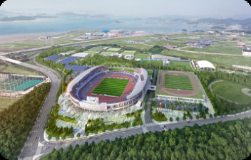 제53회 전국소년체전 주 경기장. 목포시 제공